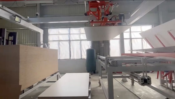 satın al Parçacık levha kısa döngü laminasyon basın 35m zemin alanı online manufacture