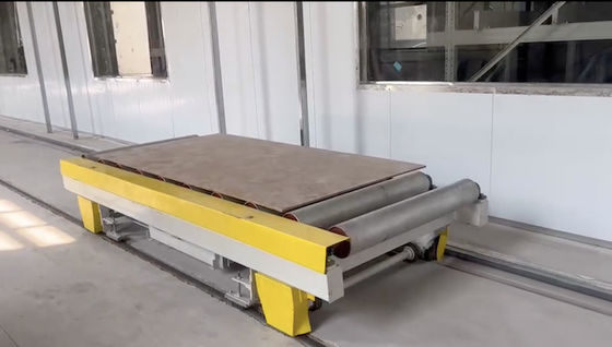 satın al Yapay tahta kısa döngü baskı otomatik hat kısa döngü laminatör sıcak baskı makinesi online manufacture