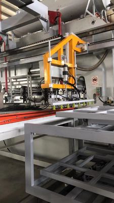 satın al Parçacık tahtası ahşap makinesi için 5 × 8 Otomatik Kısa Dönemli Baskı hattı online manufacture