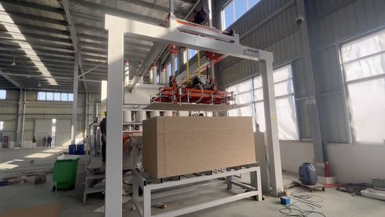 1200 ton Kısa Döngü Melamin Sıcak Baskı Makinesi Orta yoğunluklu Fiberboard için